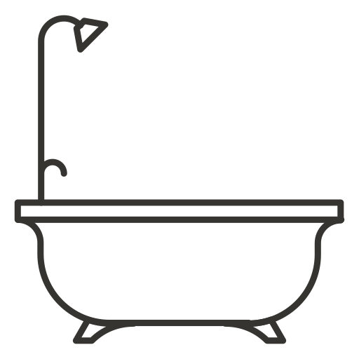 banho Generic outline Ícone