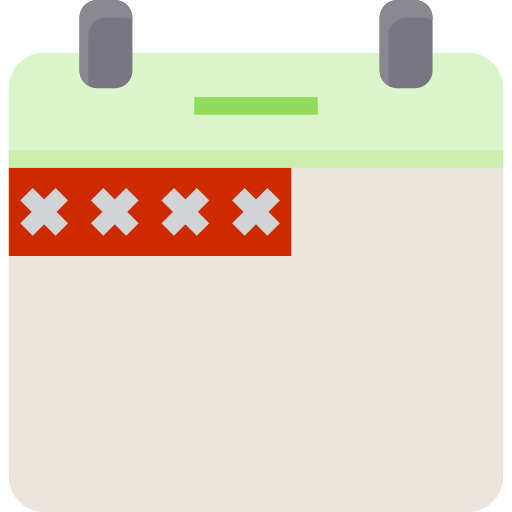 kalender Payungkead Flat icon