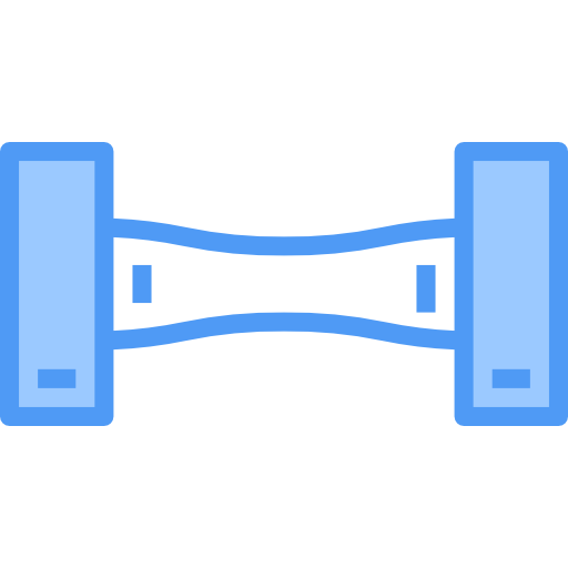 Dumbell Payungkead Blue icon