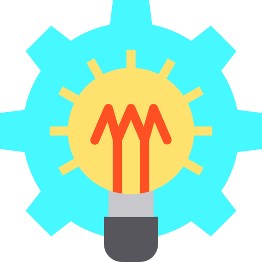 Lightbulb Payungkead Flat icon