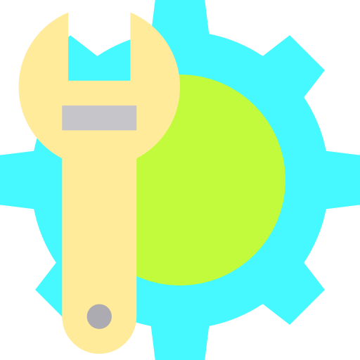 Gear Payungkead Flat icon