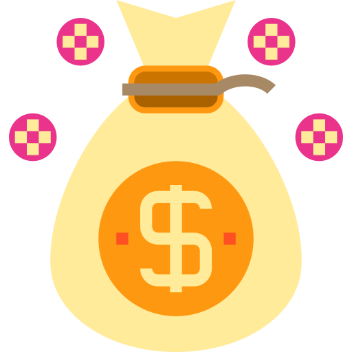 Money bag Payungkead Flat icon