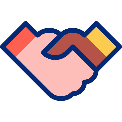 Handshake Basic Accent Lineal Color icon