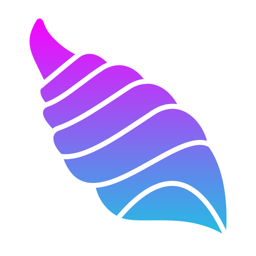 Conch shell Generic gradient fill icon