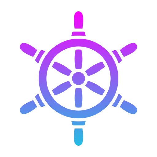 船のホイール Generic gradient fill icon