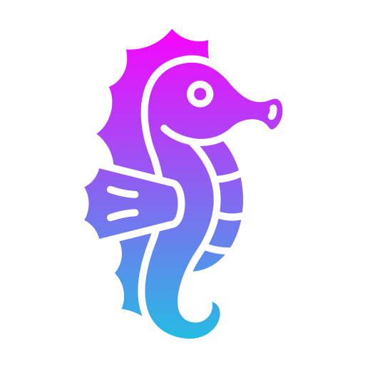 Seahorse Generic gradient fill icon