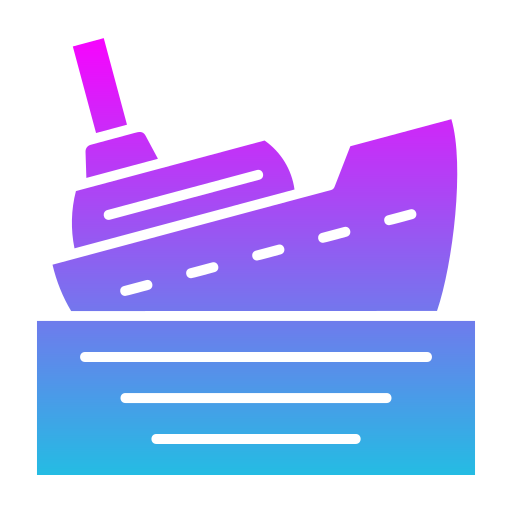 Sinking Generic gradient fill icon