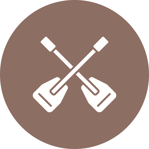 Paddles Generic color fill icon