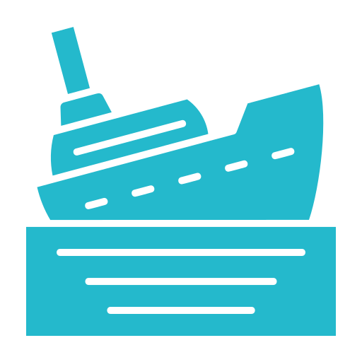 Sinking Generic color fill icon