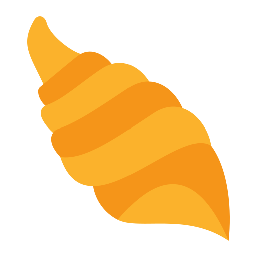Conch shell Generic color fill icon