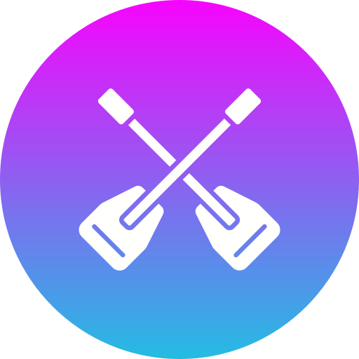 Paddles Generic gradient fill icon