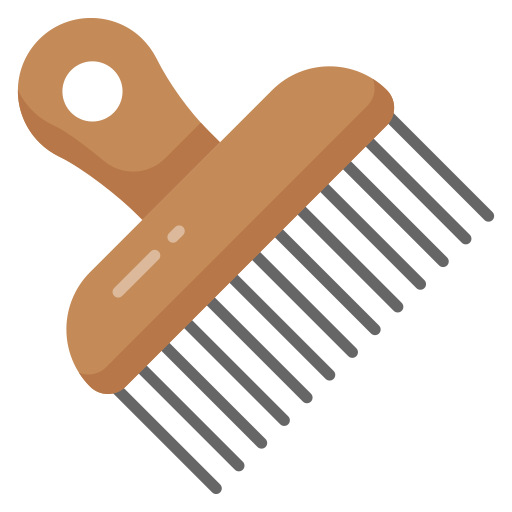 Afro comb Generic color fill icon