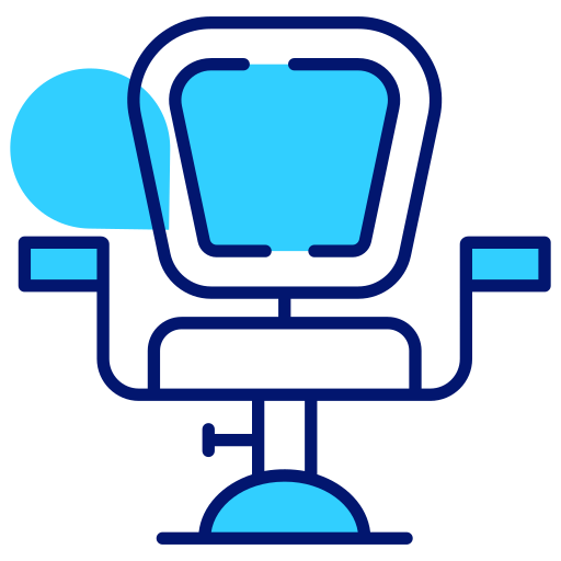 silla de salón Generic color lineal-color icono