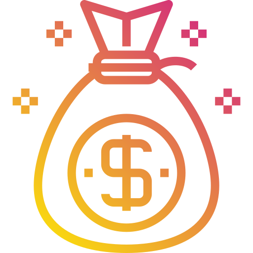 bolsa de dinero Payungkead Gradient icono