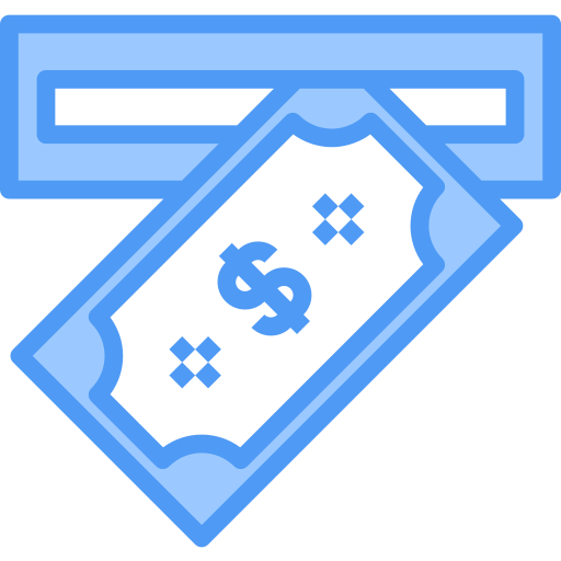 お金 Payungkead Blue icon