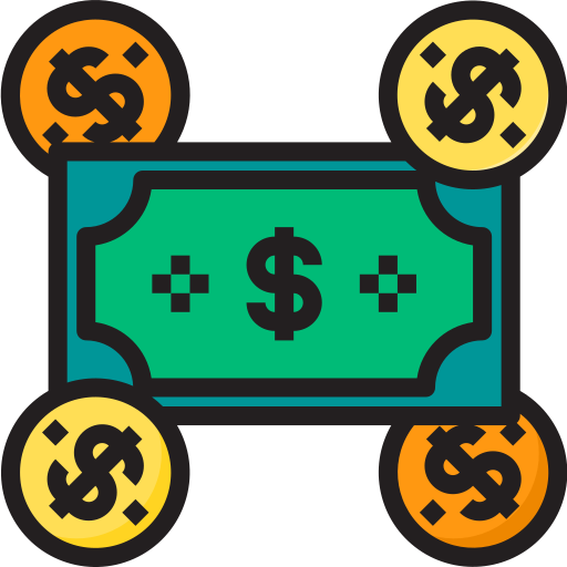 dinero en efectivo Payungkead Lineal Color icono