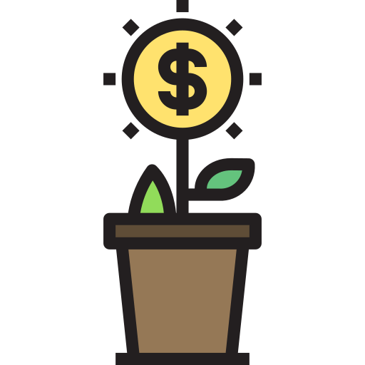 Growth Payungkead Lineal Color icon