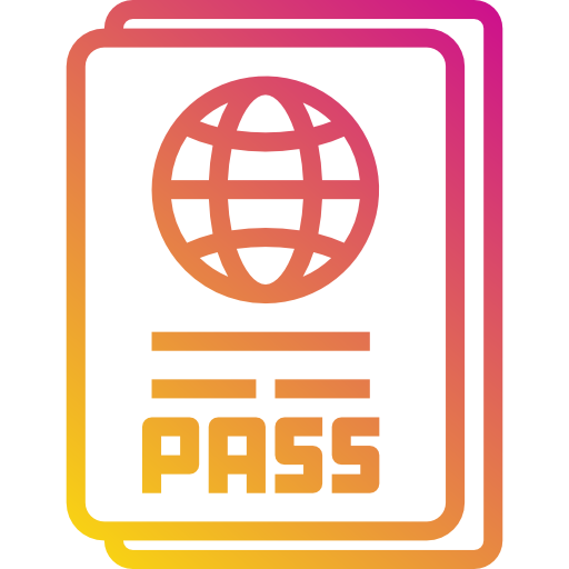 pasaporte Payungkead Gradient icono