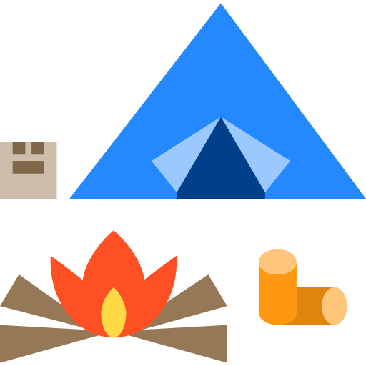 キャンプ Payungkead Flat icon
