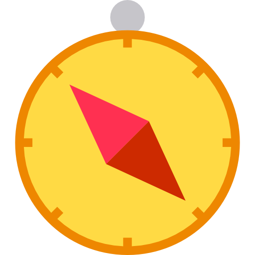 kompas Payungkead Flat ikona