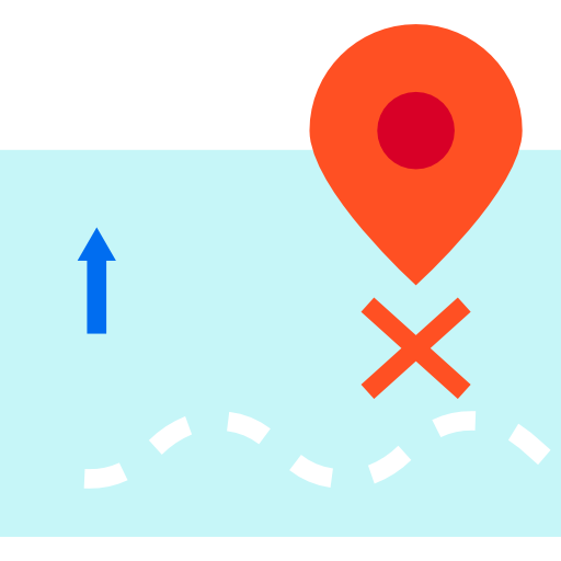 지도 Payungkead Flat icon