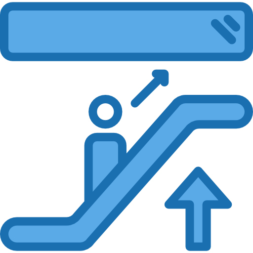 Escalator Phatplus Blue icon