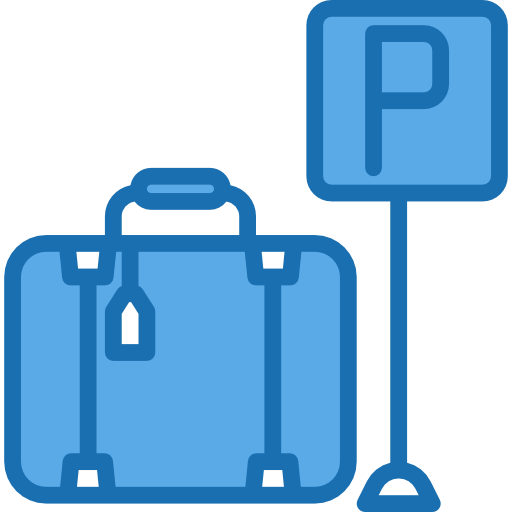 Suitcase Phatplus Blue icon