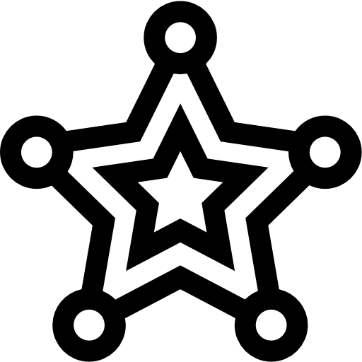 シェリフ Basic Straight Lineal icon