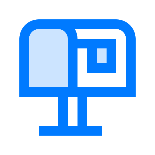 メールボックス Vitaliy Gorbachev Blue icon