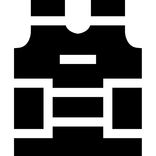 chaleco antibalas Basic Straight Filled icono