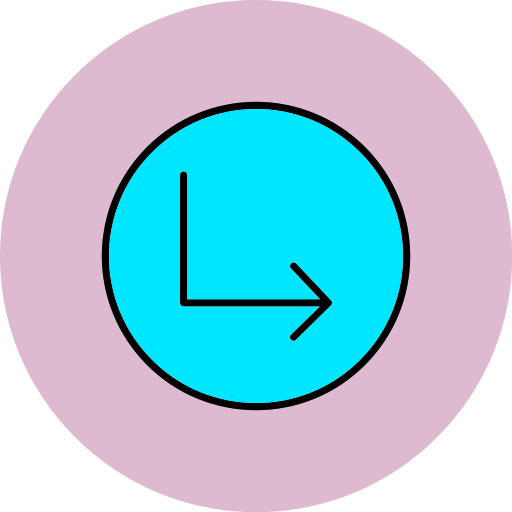 Turn right Generic color lineal-color icon