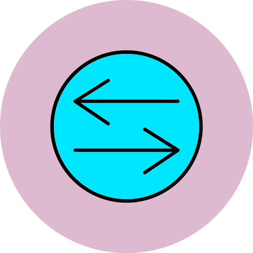 Swap left right Generic color lineal-color icon