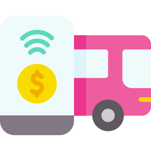 Bus ticket Special Flat icon