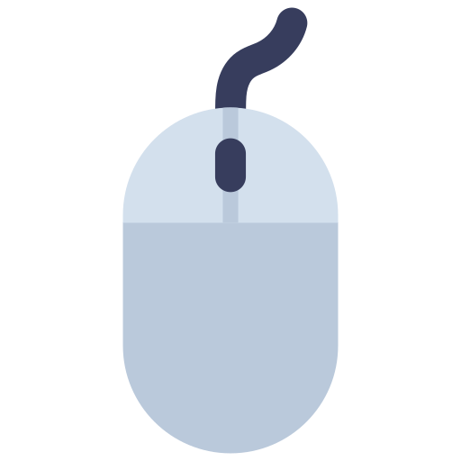 Computer mouse Juicy Fish Flat icon
