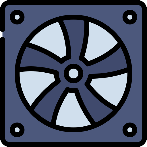 Cooling fan Juicy Fish Soft-fill icon