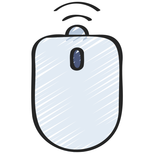 Wireless mouse Juicy Fish Sketchy icon