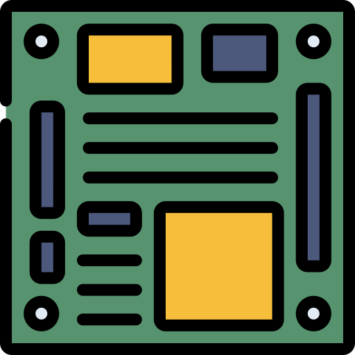Motherboard Juicy Fish Soft-fill icon