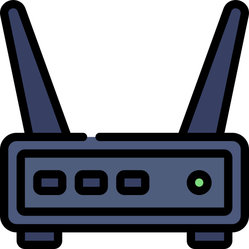 Wireless router Juicy Fish Soft-fill icon