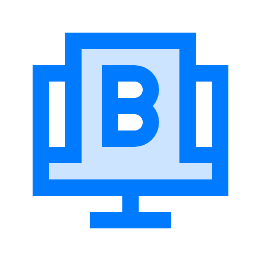 bitcoin Vitaliy Gorbachev Blue Icône