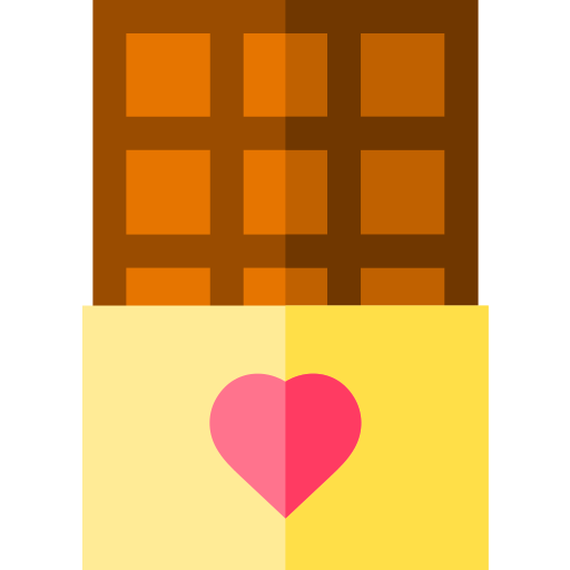 Chocolate Basic Straight Flat icon