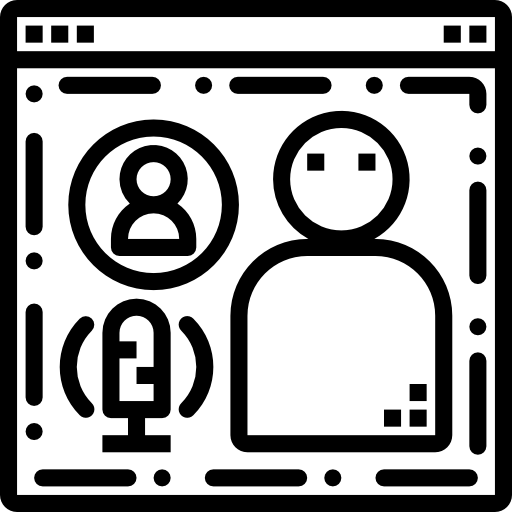 videollamada Phatplus Lineal icono