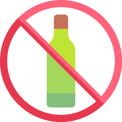 kein alkohol Basic Rounded Flat icon