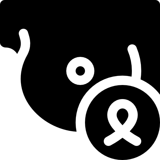 pecho Basic Rounded Filled icono