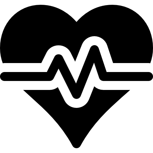cardiogramma Basic Rounded Filled icona