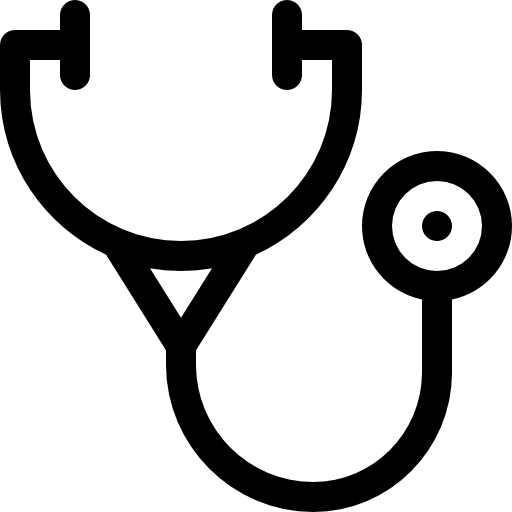 Стетоскоп Basic Rounded Lineal иконка