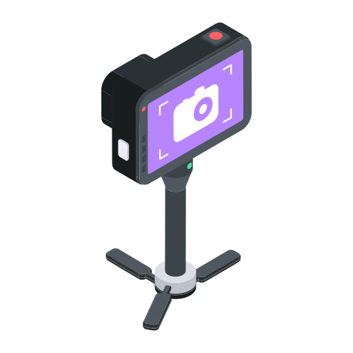 Vlogging camera Generic color fill icon