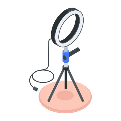 Ring light Generic color fill icon