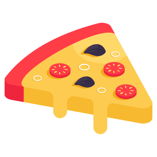 tranche de pizza Generic color fill Icône