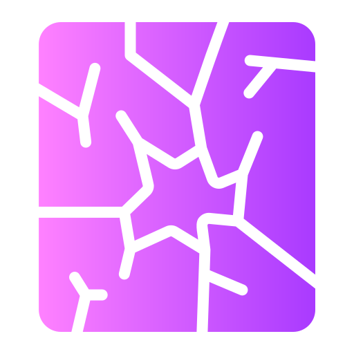 Broken glass Generic gradient fill icon