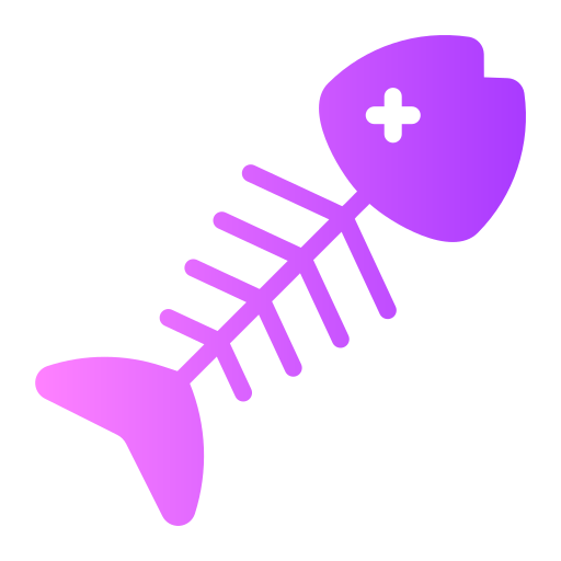생선뼈 Generic gradient fill icon